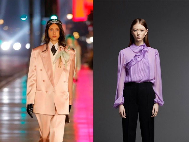 Деликатный штрих: Как носить зимой вещи из шелка