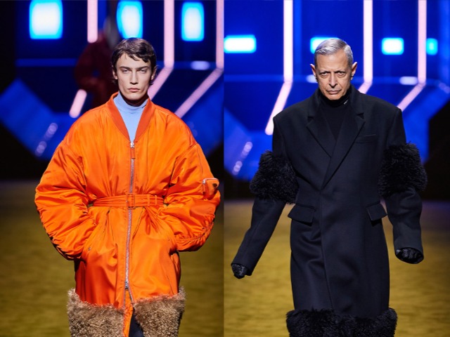 Кайл Маклахлен, Джефф Голдблюм и другие: Известные актеры вышли на подиум на мужском показе Prada