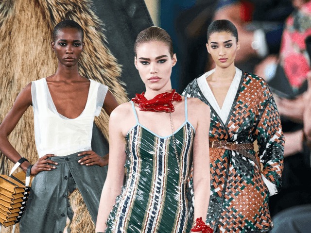 Кожаные плетения, средневековые платья и мини из 80-х в коллекции Y/Project