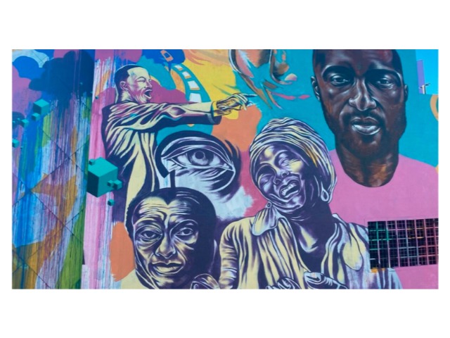 В Майами уличный художник нарисовал мурал с портретом Вирджила Абло