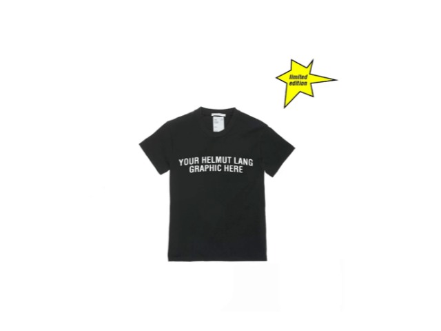 Helmut Lang запустили конкурс на лучший дизайн принта для футболки