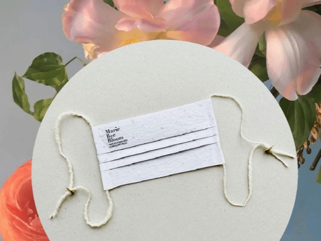 Вещь дня: Биоразлагаемая маска, из которой можно вырастить цветы