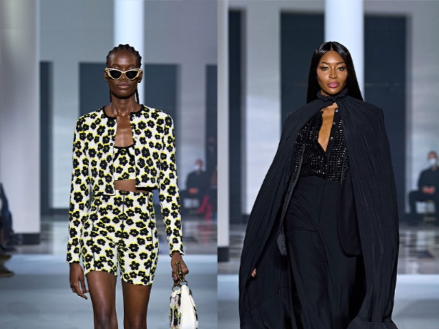 Глиттер, комиксы, бодипозитив и Наоми Кэмпбелл — летучая мышь: В Париже прошел показ Lanvin