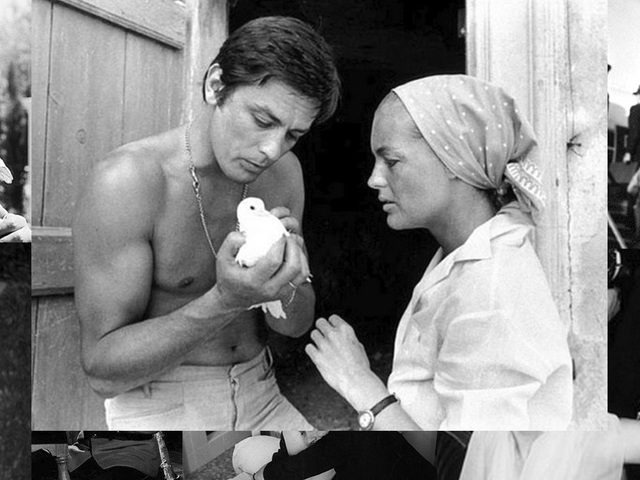 Любовь в фотографиях: Ален Делон и Роми Шнайдер