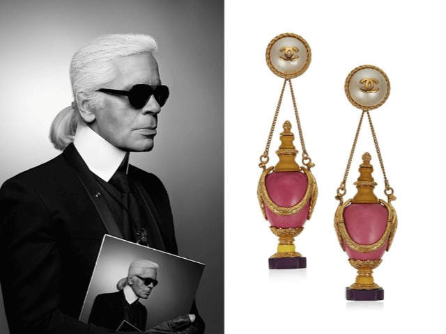 Christie's выставили на аукцион 106 винтажных украшений Карла Лагерфельда, созданных для Chanel