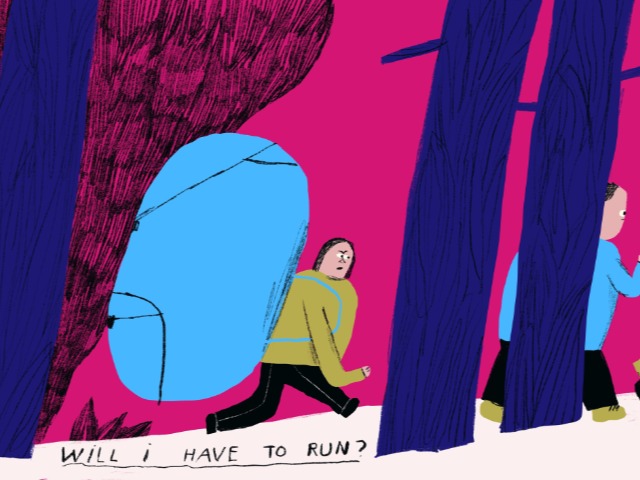 Украинка Анна Сарвира создала иллюстрации для музея MOMA в Нью-Йорке. Они о панике и страхе войны