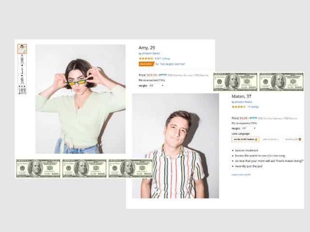 Amazon Dating: В США запустили сайт, на котором можно купить партнера