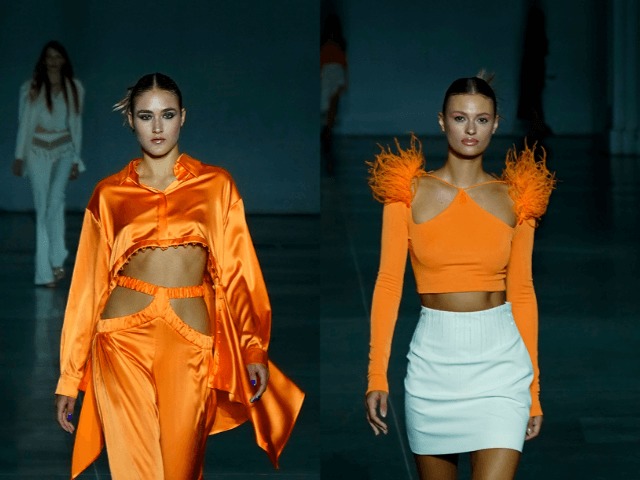 Глянцевый блеск, неожиданные вырезы и перья: Бренд Arutiunova представил весеннюю коллекцию  