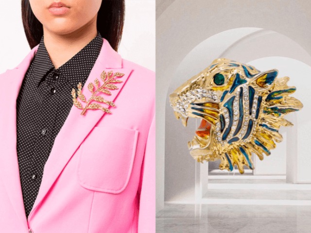 8 брошей разных форм, которые можно носить с пальто 