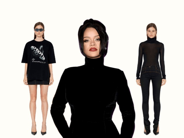 Офисный стиль: Рианна представила новую коллекцию Fenty в Париже