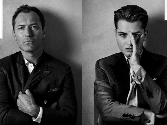 Джуд Лоу и его сын Рафф стали новыми амбассадорами Brioni