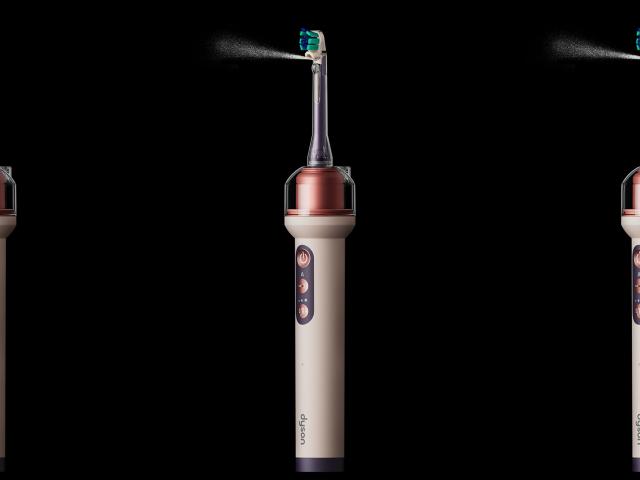 Dyson випустила зубну щітку з вбудованою камерою та резервуаром для очищувальної рідини 