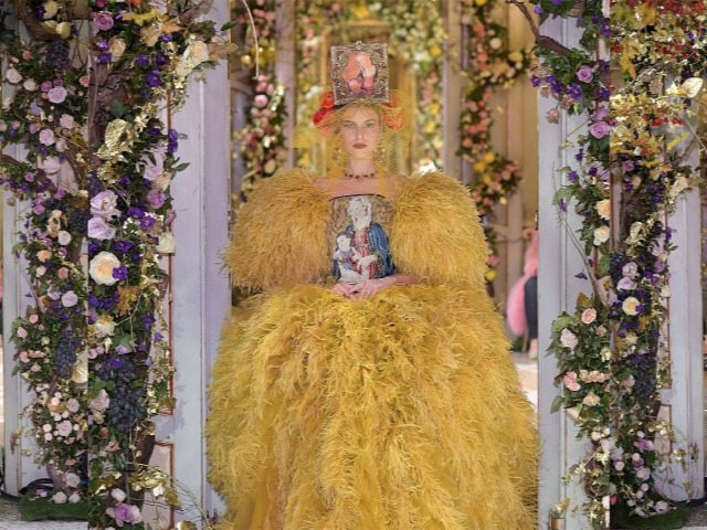 История итальянского искусства в кутюрной коллекции Dolce & Gabbana 