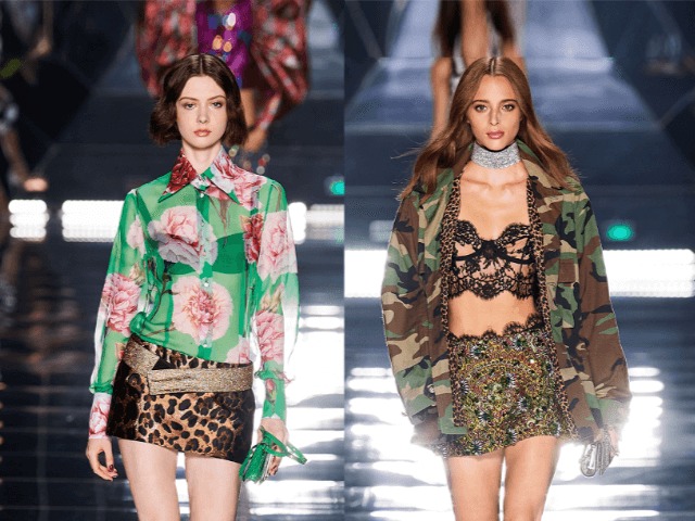 Футболки с Дженнифер Лопес, белье с логотипами и джинсовые сапоги на показе Dolce & Gabbana