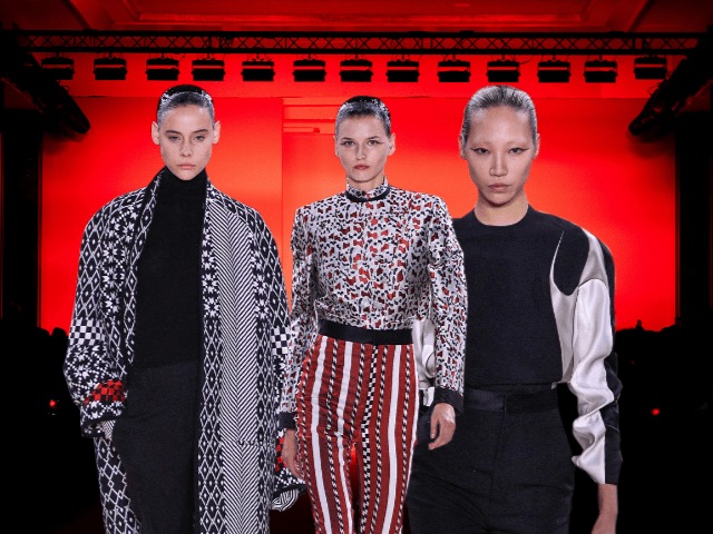 Черно-белый супрематизм на показе Haider Ackermann