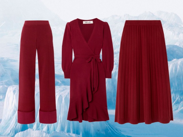 Пополняем цветовую гамму сезона: 10 вещей оттенка зимней вишни