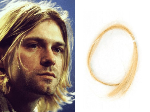 Фанаты смогут купить прядь волос Курта Кобейна на аукционе