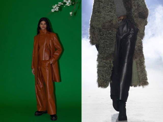 Новая база: 10 самых модных кожаных брюк сезона