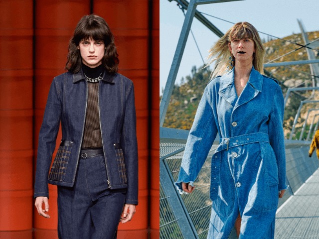 Меняем гардероб: 25 пальто из денима для ранней осени