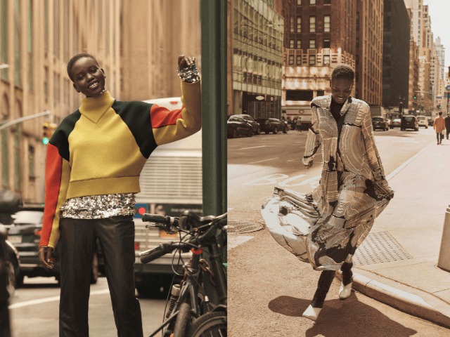 Адут Акеч учит правильно сочетать осенние тренды в лукбуке H&M Studio