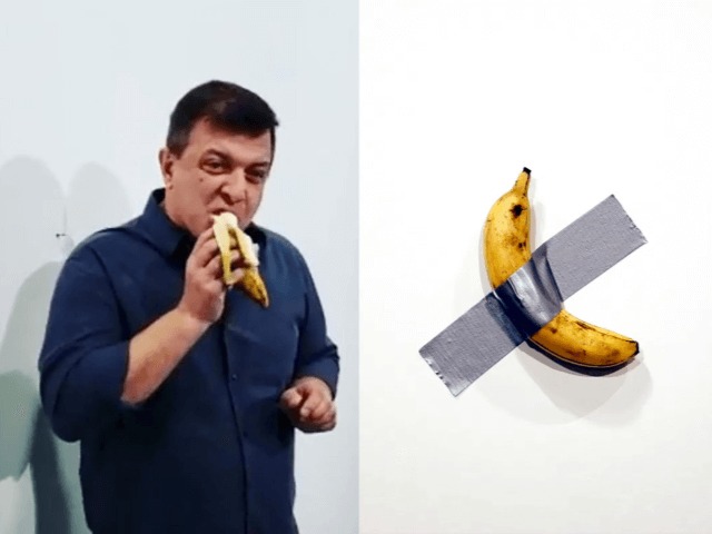 Художник, который съел инсталляцию "Комик" Маурицио Каттелана, организовал свою выставку