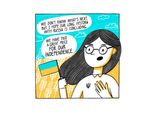 Дивіться: Комікси про війну від української художниці Юлії Вус