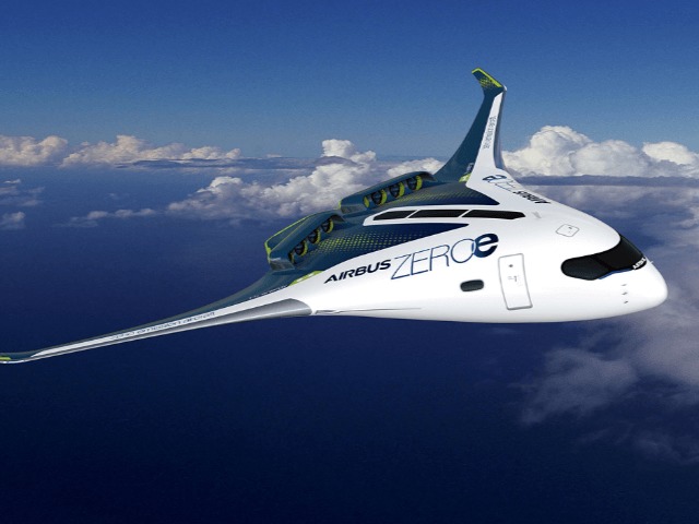 Airbus представили концепт экосамолетов с нулевым уровнем выбросов