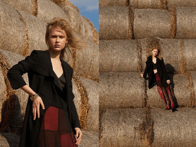 Чужая среди своих: Съемка L'Officiel Online