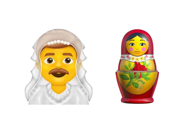 Кормящие папы, мужчина в фате, матрешка и ниндзя: Apple выпустили новые эмодзи для iPhone