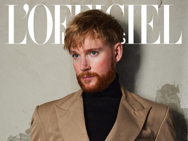 Герой нової digital-обкладинки L'Officiel — Hommes Езра Ґроте
