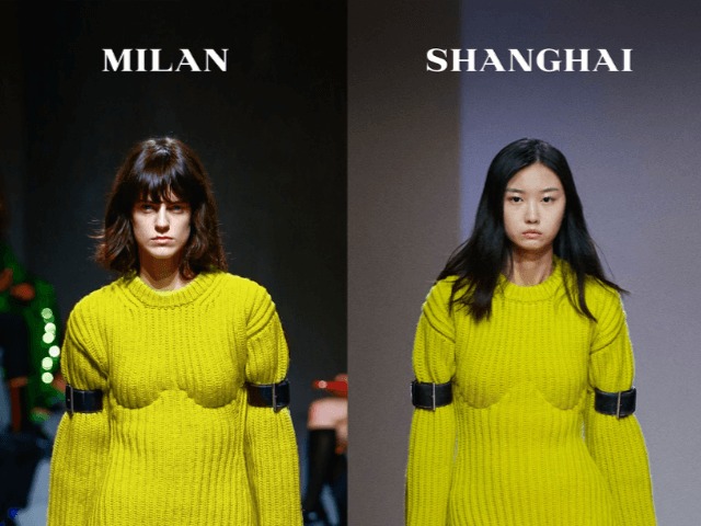 Раздеть, одеть, соблазнить: Раф Симонс и Миучча Прада провели показ Prada в Милане и Шанхае