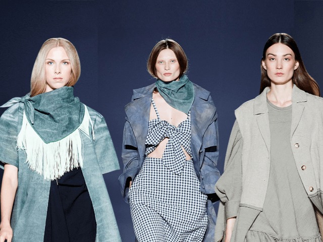 Гардероб для странствий: Плащи, пиджаки и платья с узлами в коллекции Przhonskaya