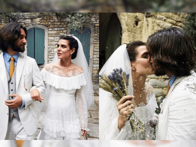 Внучка Грейс Келли Шарлотта Казираги сыграла вторую свадьбу 