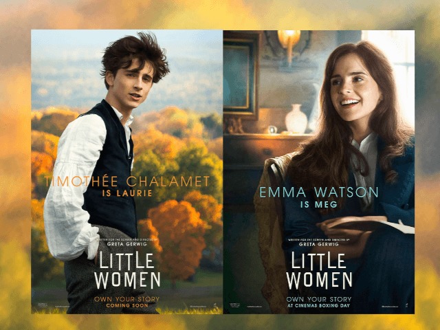 Сирша Ронан, Эмма Уотсон и Мерил Стрип снялись для постеров фильма "Маленькие женщины"