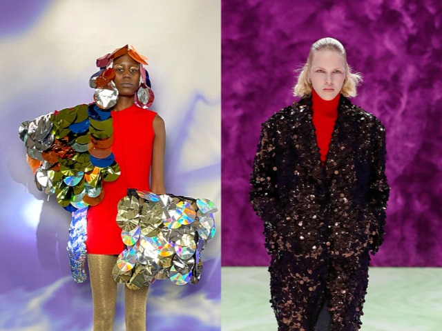 Беспроигрышный вариант: Вещи в крупную пайетку для встречи Нового года