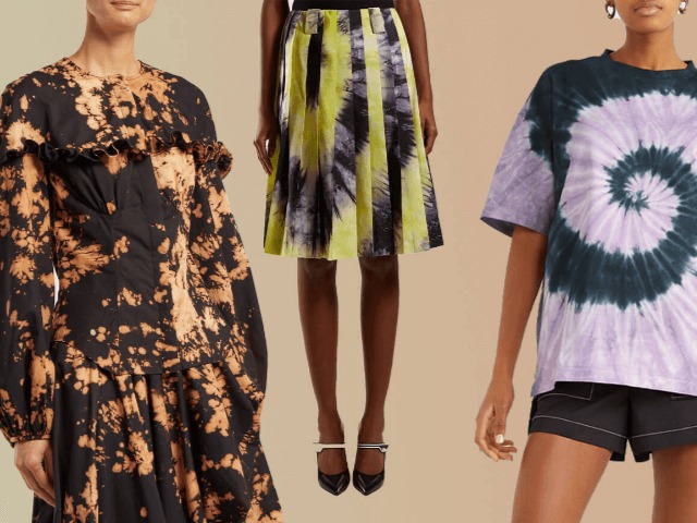 Как и с чем носить вещи в технике tie-dye