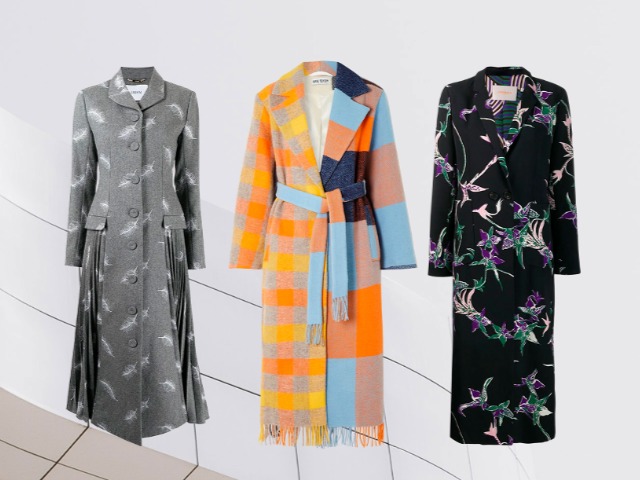 Городской стиль: 9 теплых пальто с принтом на случай первых заморозков