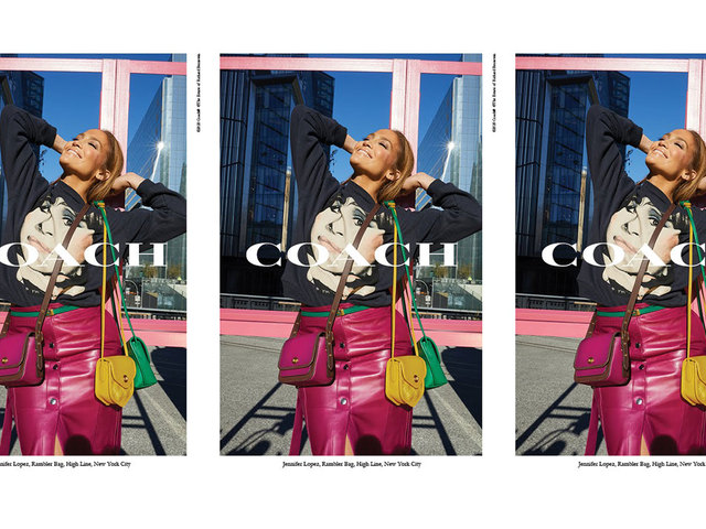 Дженнифер Лопес гуляет по улицам Нью-Йорка в рекламной кампании Coach