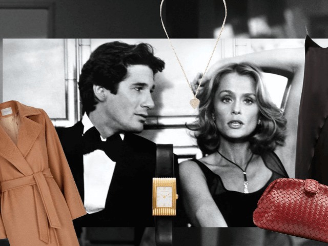 Образ и стиль киногероев: Ричард Гир и Лорен Хаттон в фильме "Американский жиголо"