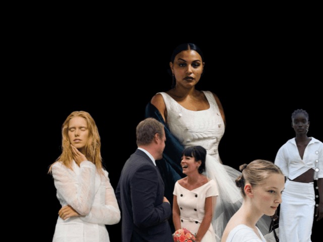 Zoom, мужские юбки и помолвочные часы: Lyst назвали главные свадебные тренды года