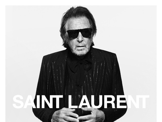 Больше не Gucci: Аль Пачино снялся в кампейне весенней коллекции Saint Laurent