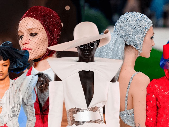 15 необычных головных уборов кутюрной Недели моды в Париже