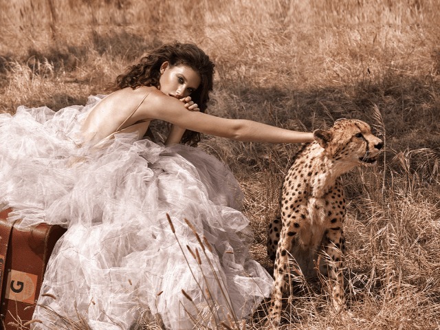 В диких условиях: Съемка L'Officiel Online