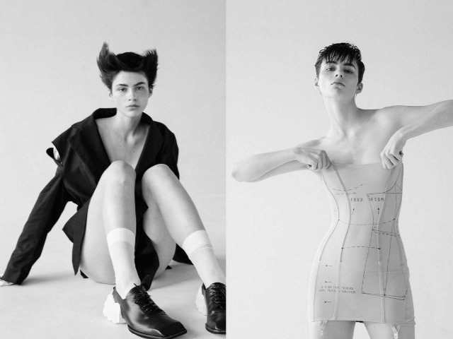 Андрогинная муза: Съемка L'Officiel Online