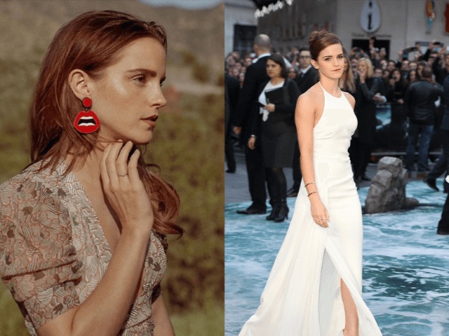 Вдохновение дня: Носим белое и черное платья летом, как Эмма Уотсон