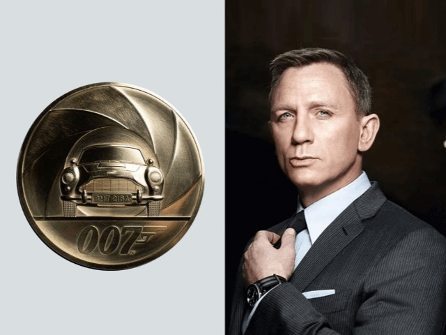 В Британии выпустили монету в честь Джеймса Бонда