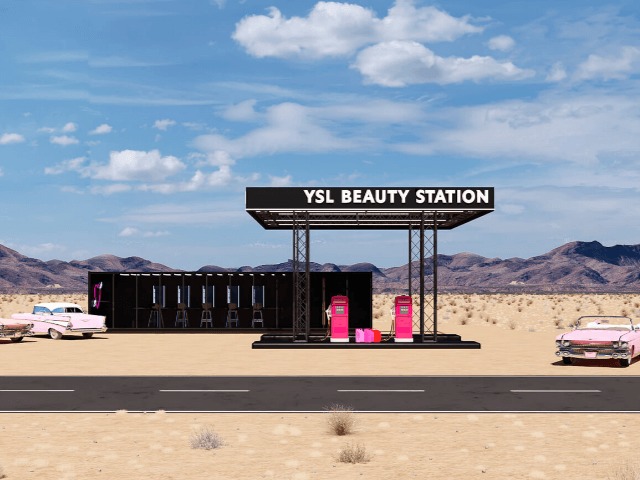 Бьюти-oазис: Saint Laurent откроют поп-ап-магазин в виде заправки 