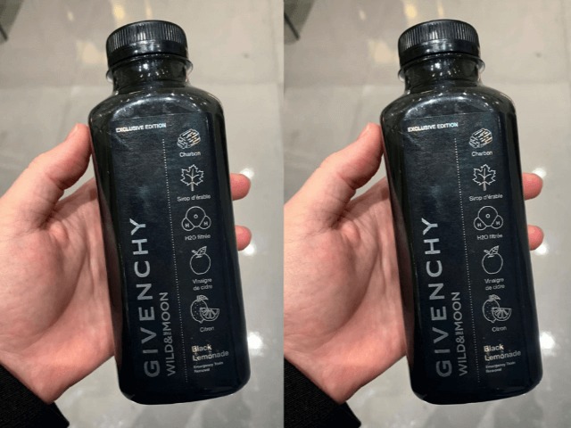 Первая коллаборация Мэттью Уильямса: Givenchy выпустили сок с углем и кленовым сиропом