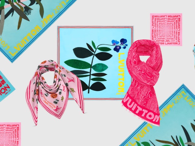 Louis Vuitton и художник Йонас Вуд создали коллекцию тканей