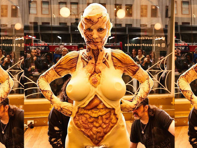 Смотрите: В кого превратилась Хайди Клум на Хеллоуин